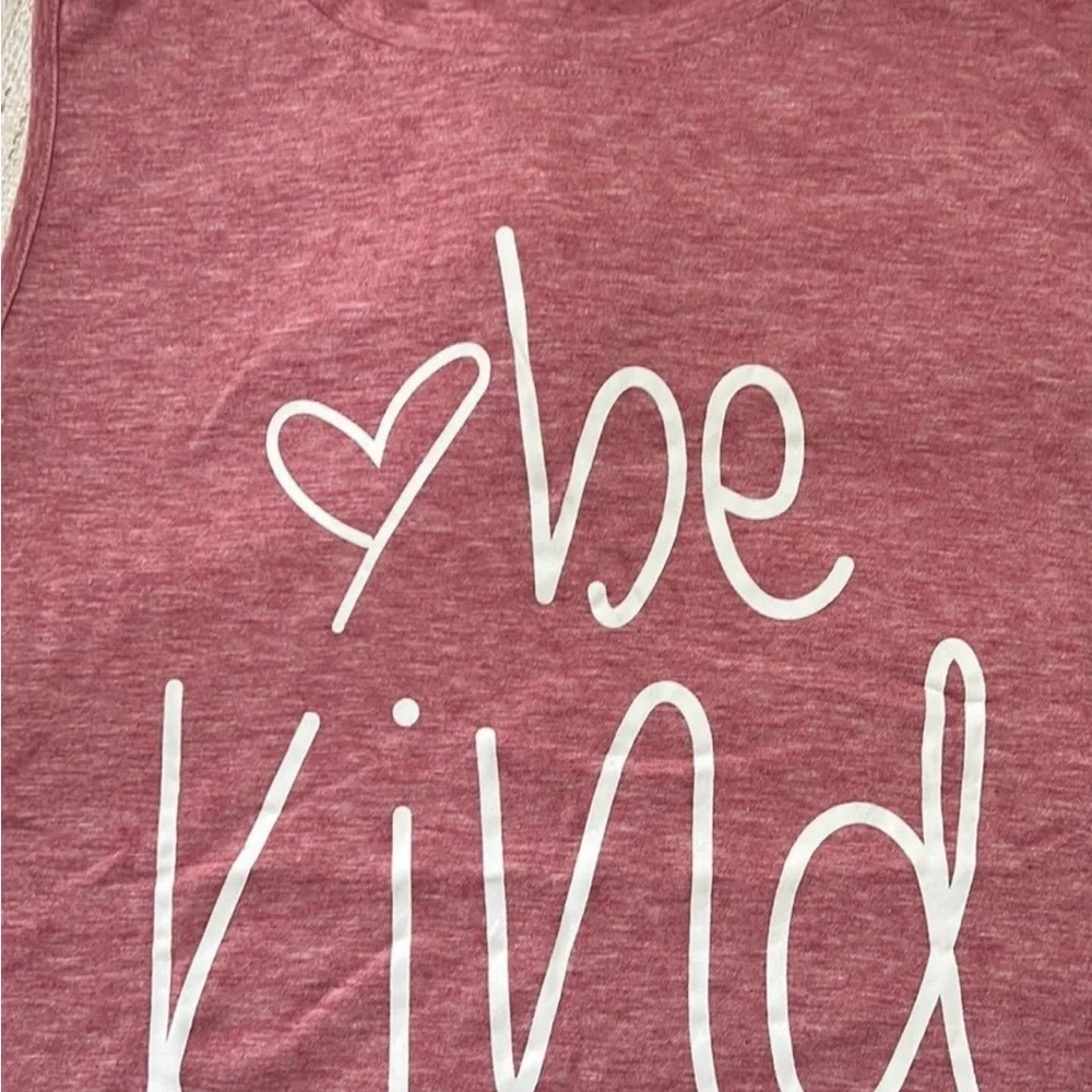 Be Kind MuscleTank. Size Large - Picture 3 of 4